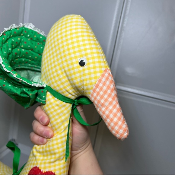 Mother Goose Handmade Plush 19" Stuffed Folk Art Animal Nursery Story Time - Picture 9 of 9